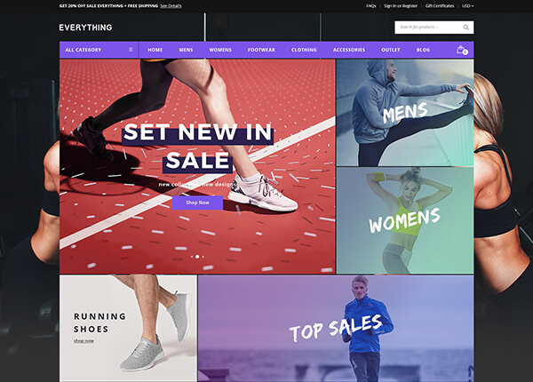 Home 8 - Sport Store