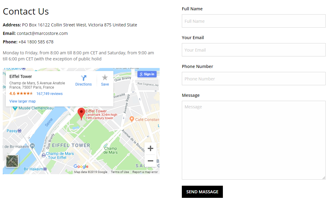 CMS Page - Documentation