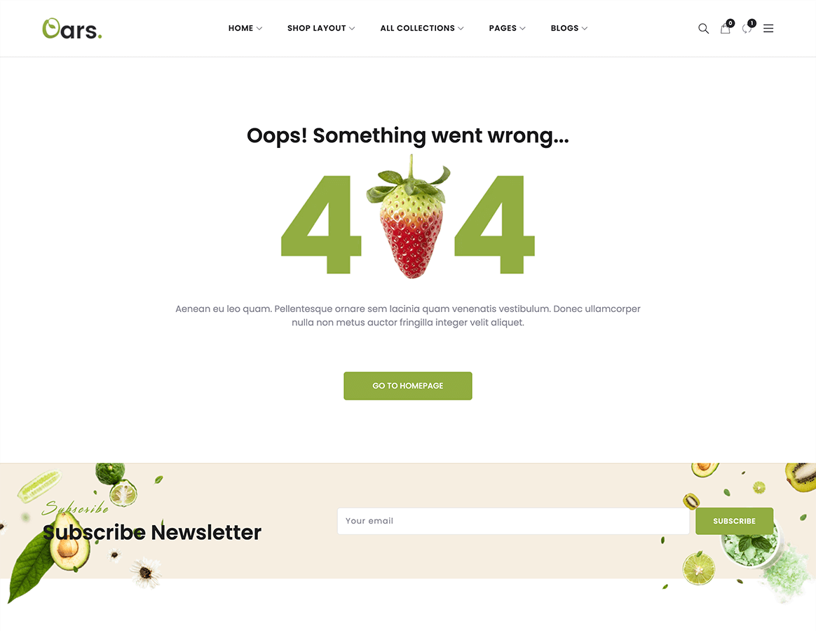 404 Error