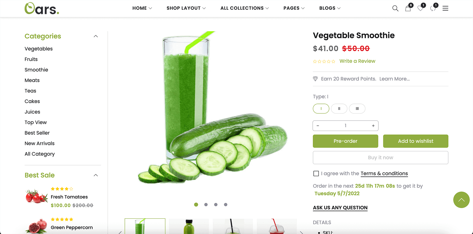 Product Preorder