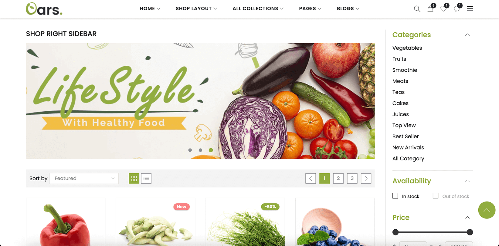 Shop Right Sidebar