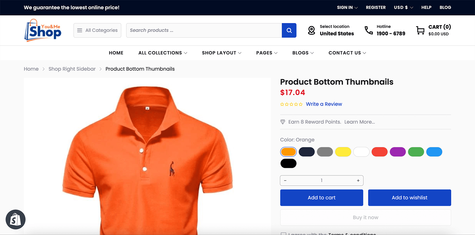 Product Bottom Thumbnails