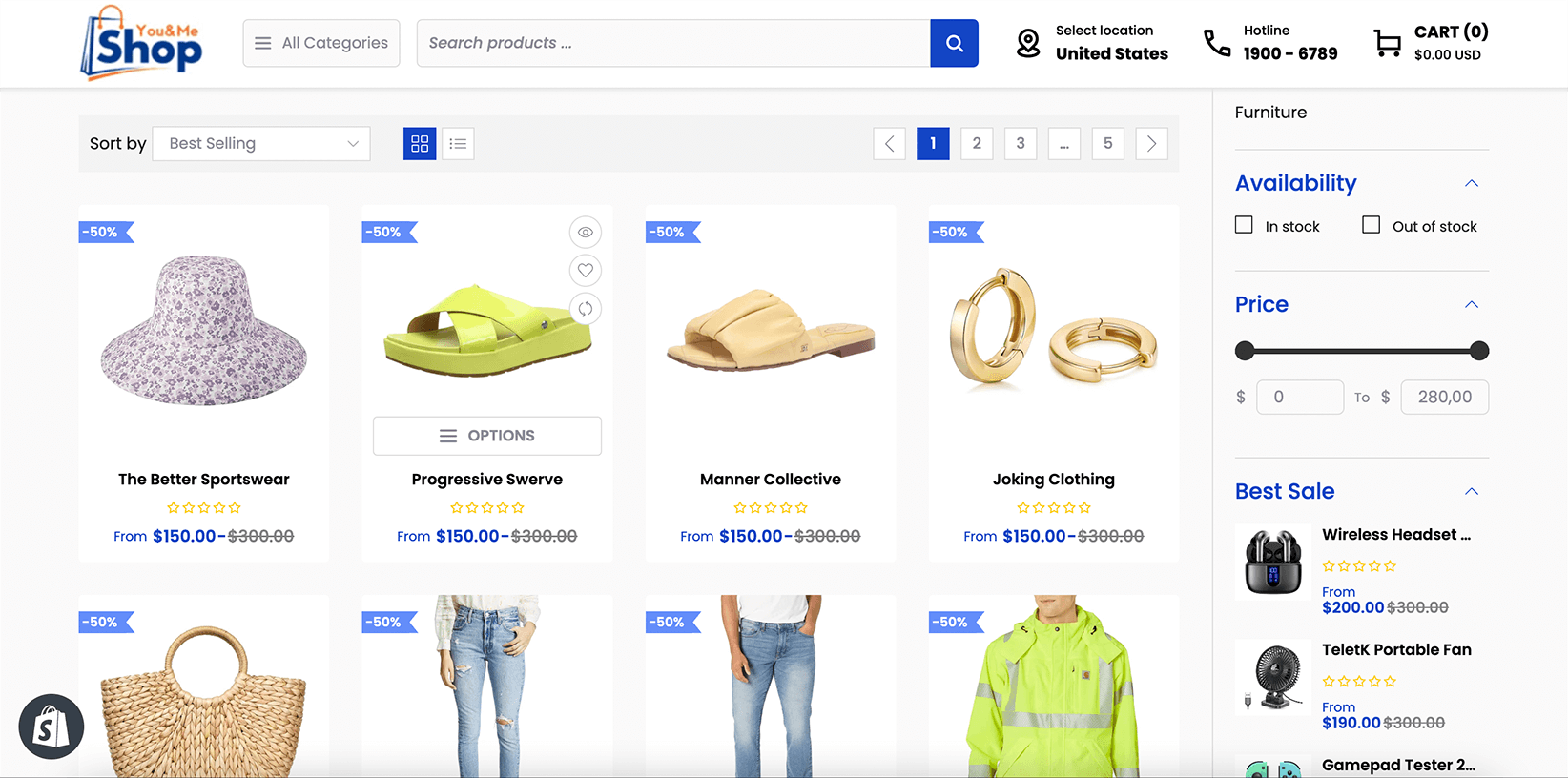 Shop Right Sidebar
