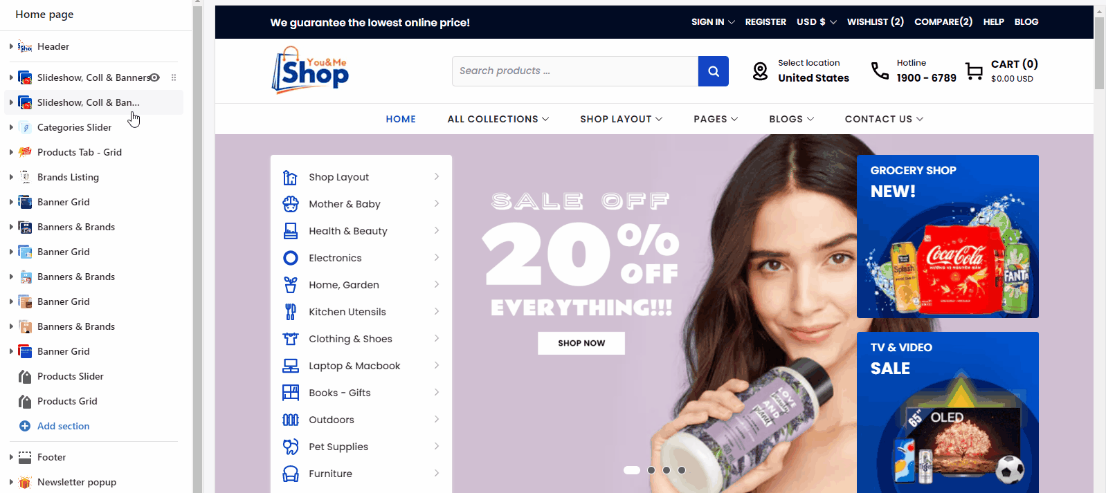 Shopify sections